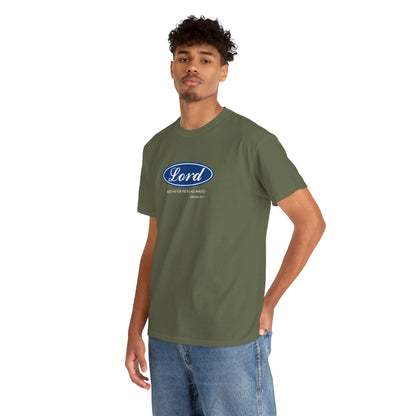 Lord Built Me Inspirational Crewneck T-Shirt