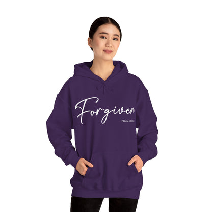 "Forgiven" Inspirational Pullover Hoodie