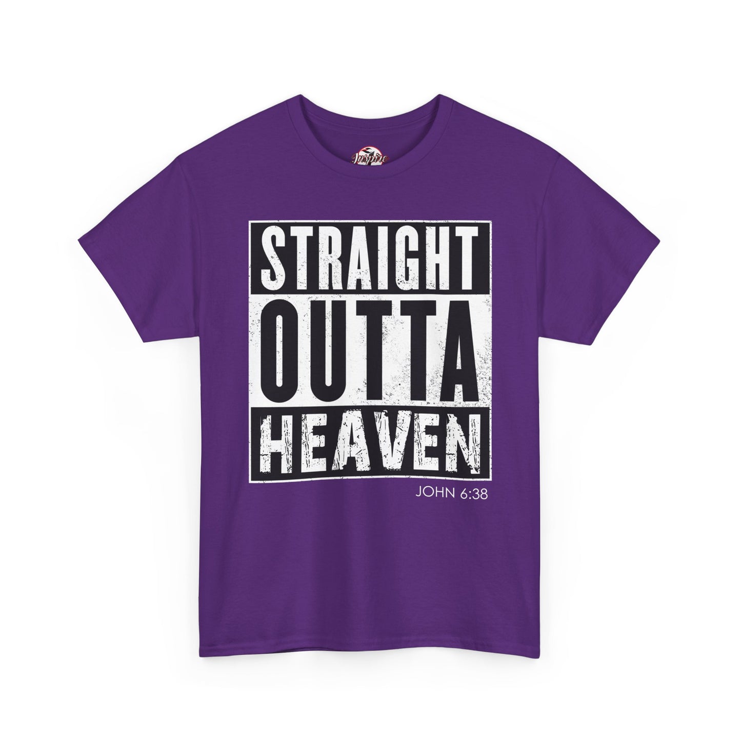 Straight Outta Heaven Unisex Inspirational Graphic T-Shirt