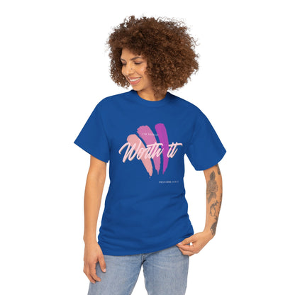 "Totally Worth It" Women's Motivational Graphic T‑Shirt