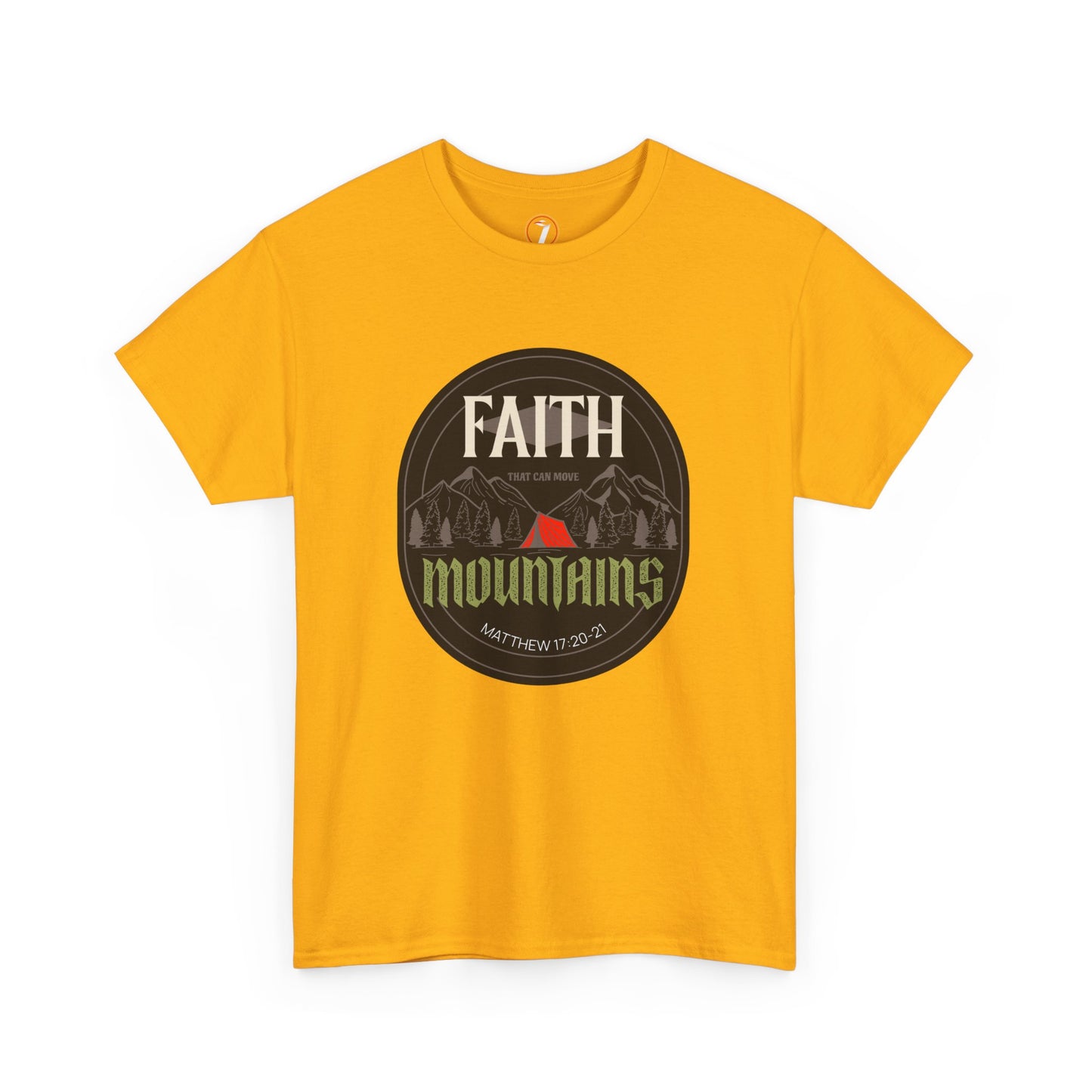 Mountain Moving Faith Unisex Heavy Cotton Tee