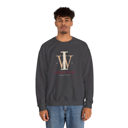 Inspire Wear IW Monogram Logo Crewneck Sweatshirt
