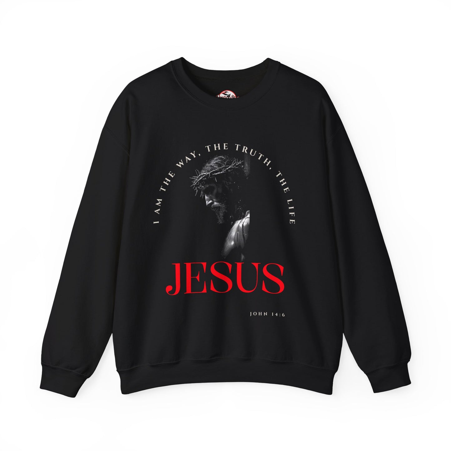 "I Am The Way" Jesus Inspirational Crewneck Sweatshirt