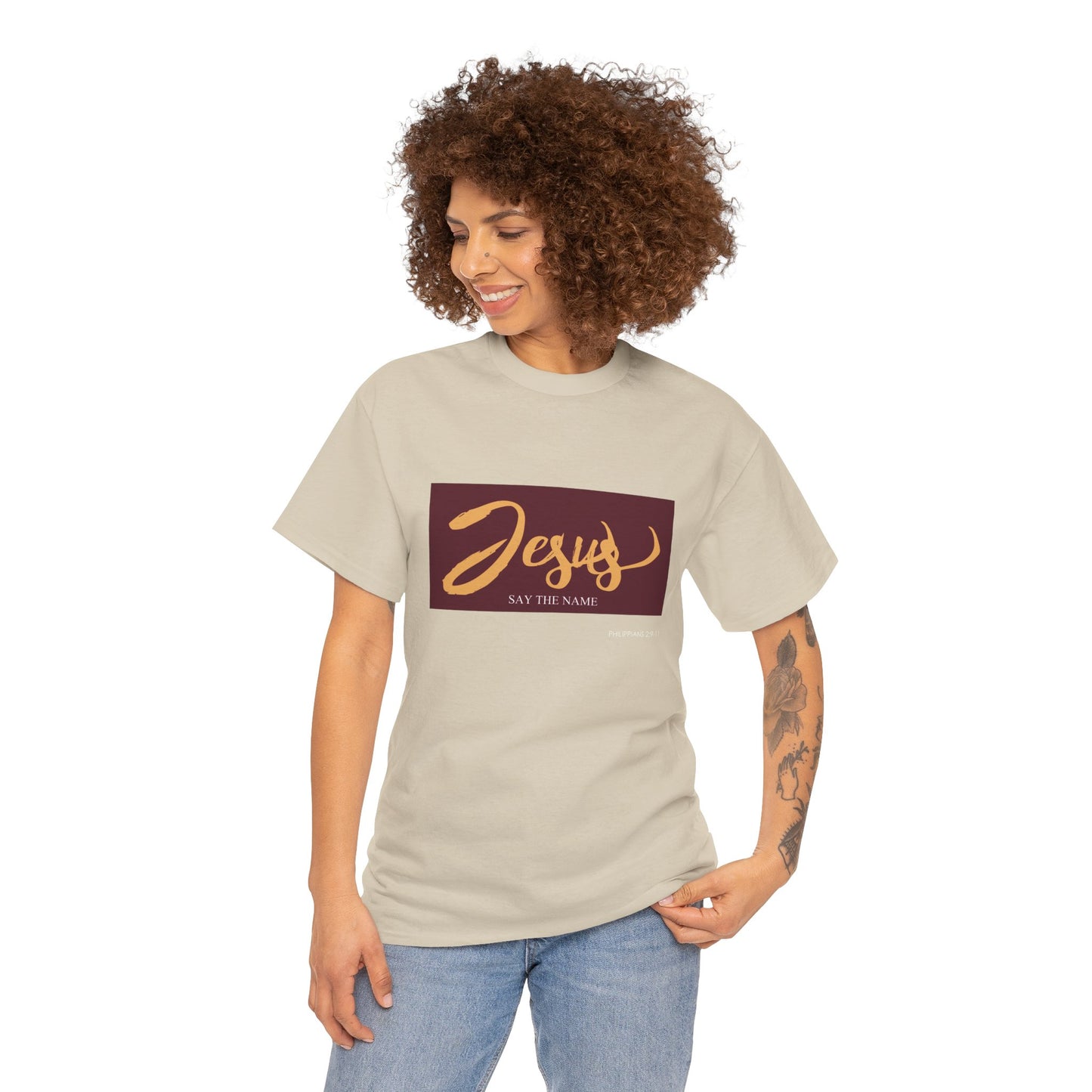 "Say The Name" of Jesus Unisex Graphic T-Shirt