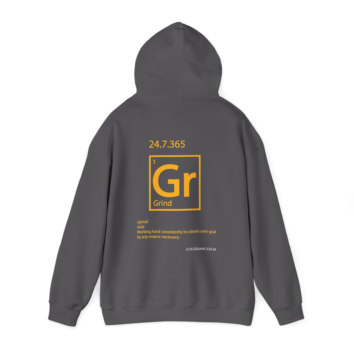 "Grind" Motivational Unisex Pullover Hoodie