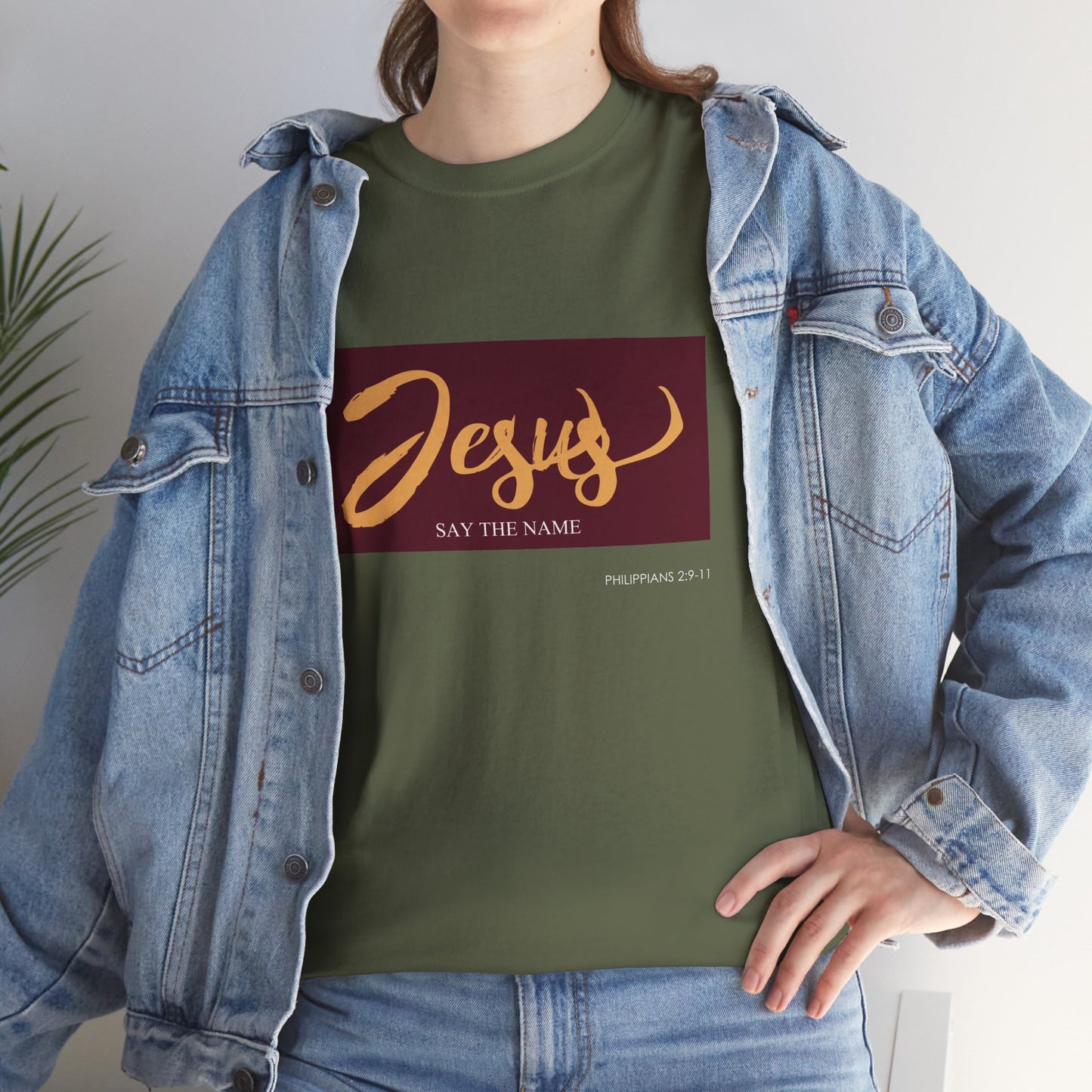 "Say The Name" of Jesus Unisex Graphic T-Shirt