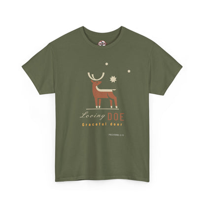 "Loving Doe Graceful Deer" Women's Inspirational Graphic T-Shirt