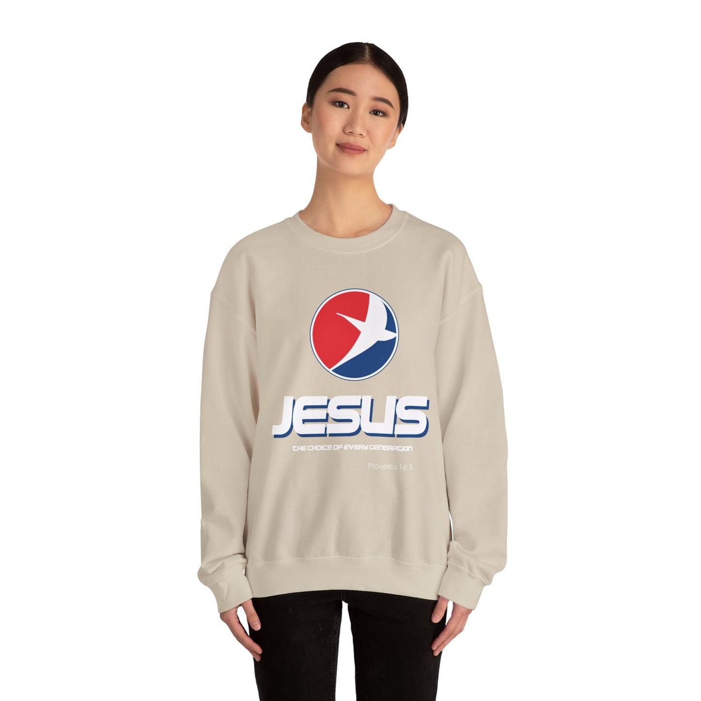 "Jesus: One Choice of Every Generation" Crewneck Sweatshirt