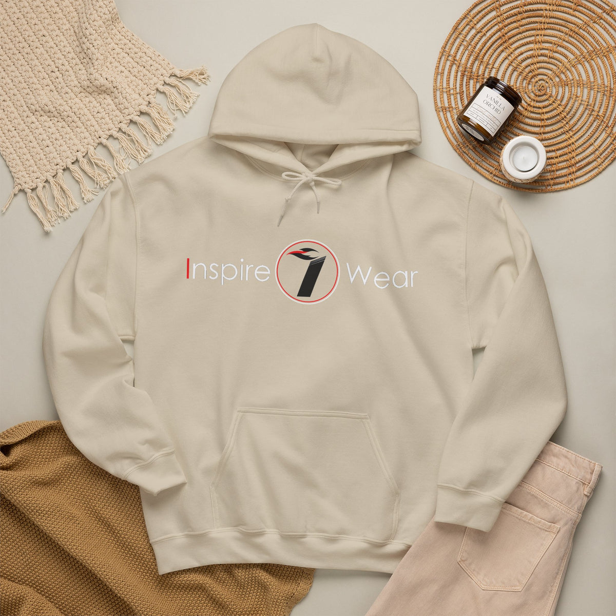 Inspire Wear Classic Logo Pullover Hoodie