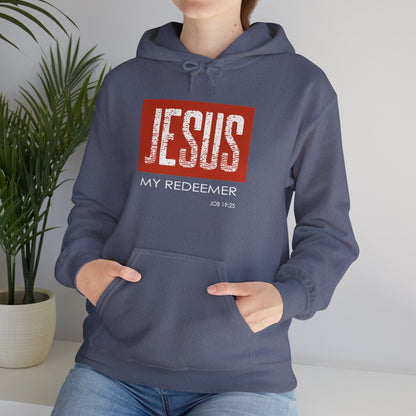 "Jesus My Redeemer" Inspirational Pullover Hoodie