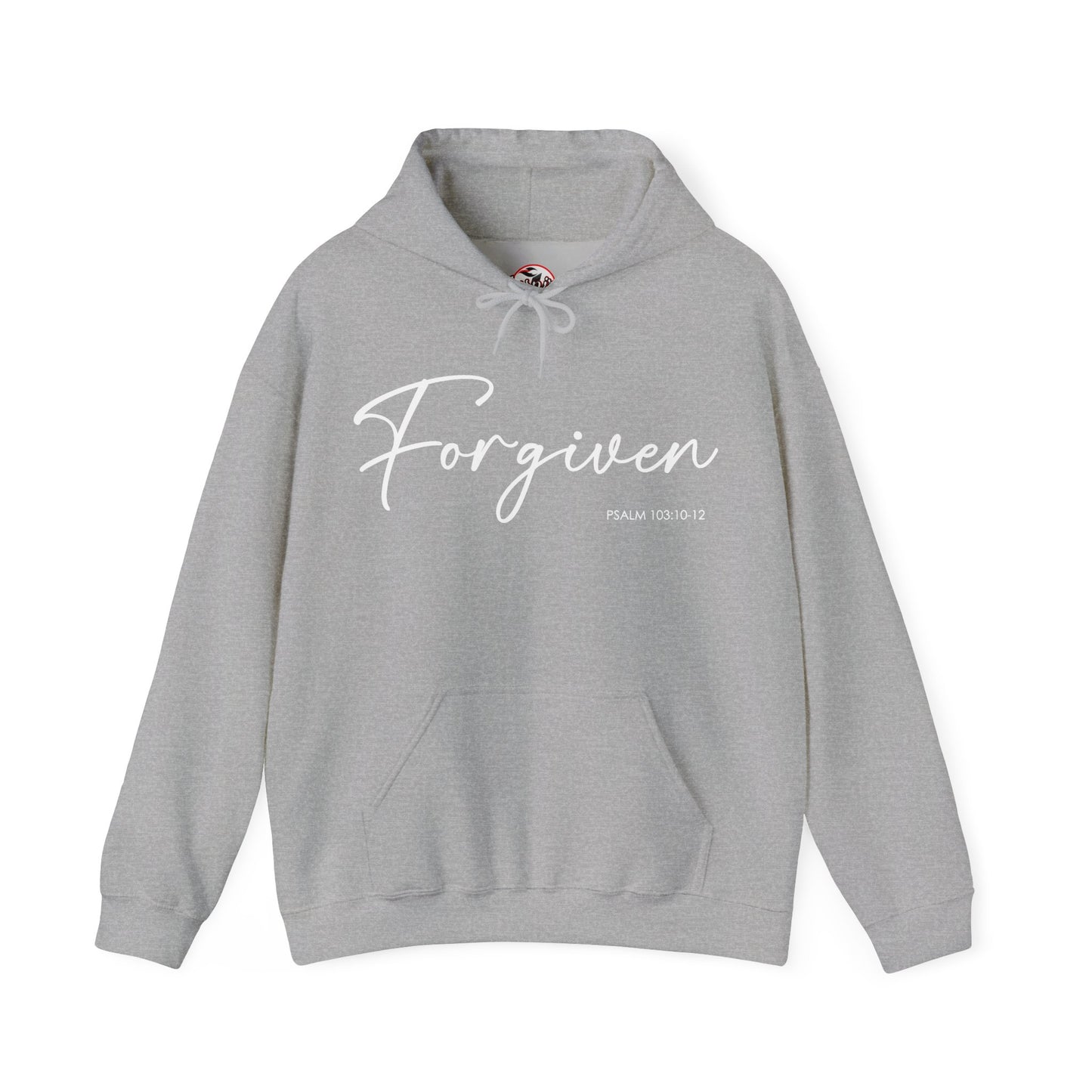 "Forgiven" Inspirational Pullover Hoodie