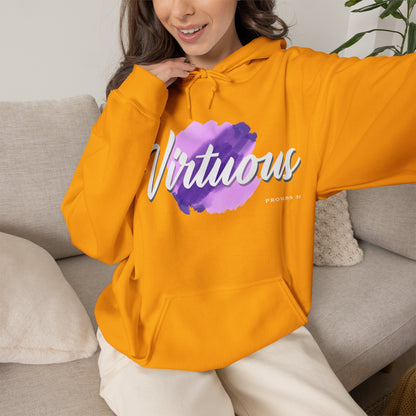 "Virtuous" Affirmation Pullover Hoodie