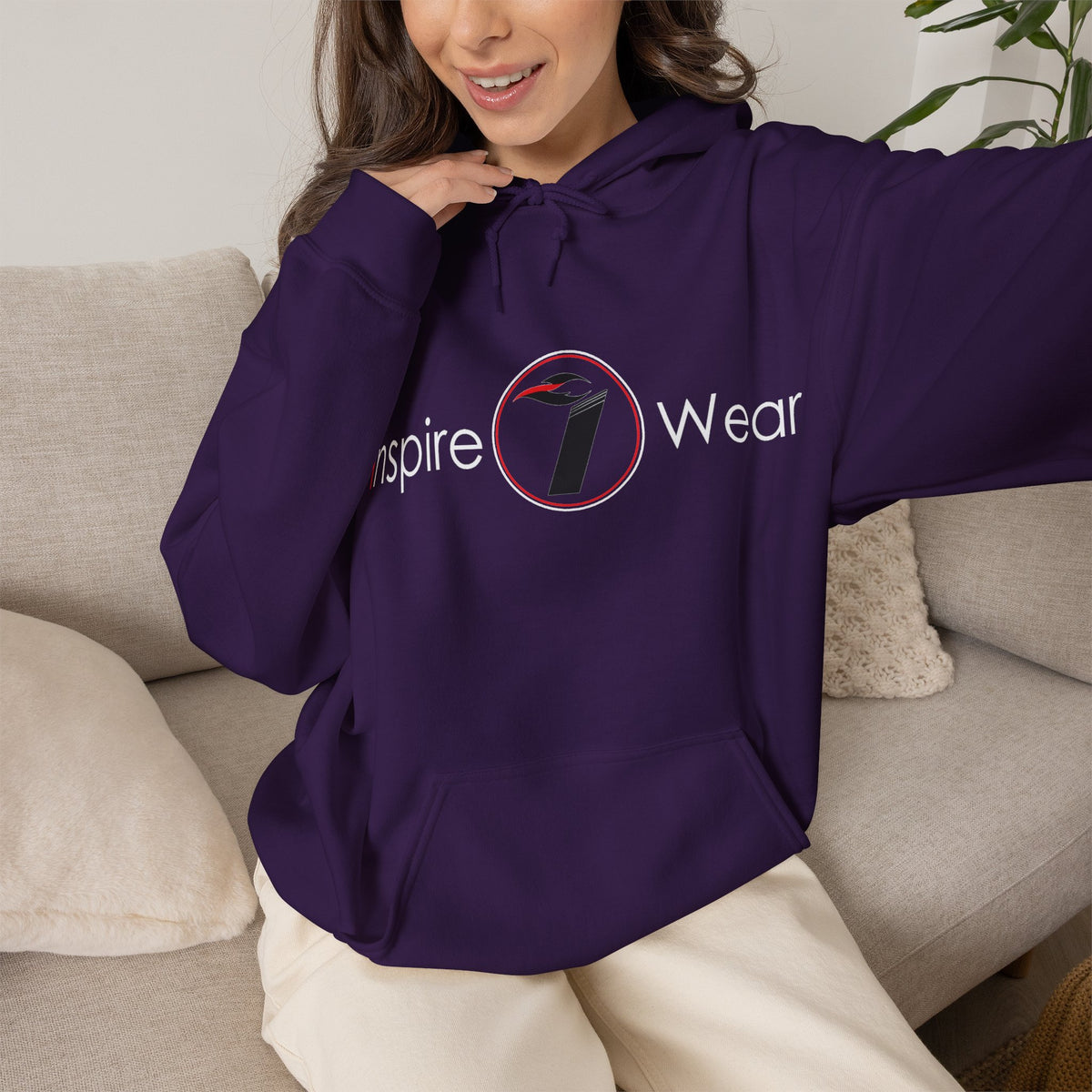 Inspire Wear Classic Logo Pullover Hoodie