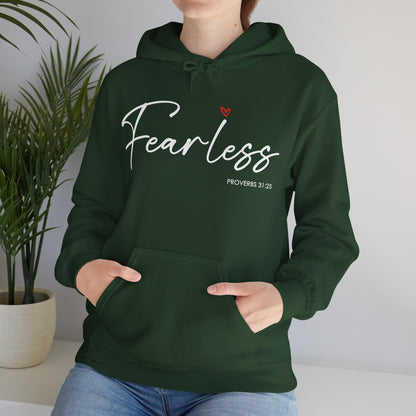 "Fearless" Inspirational Pullover Hoodie