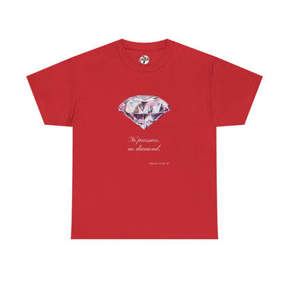 "No Pressure, No Diamond" Women's Inspirational Graphic T-Shirt