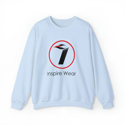 Inspire Wear Black Logo Unisex Heavy Blend™ Crewneck Sweatshirt