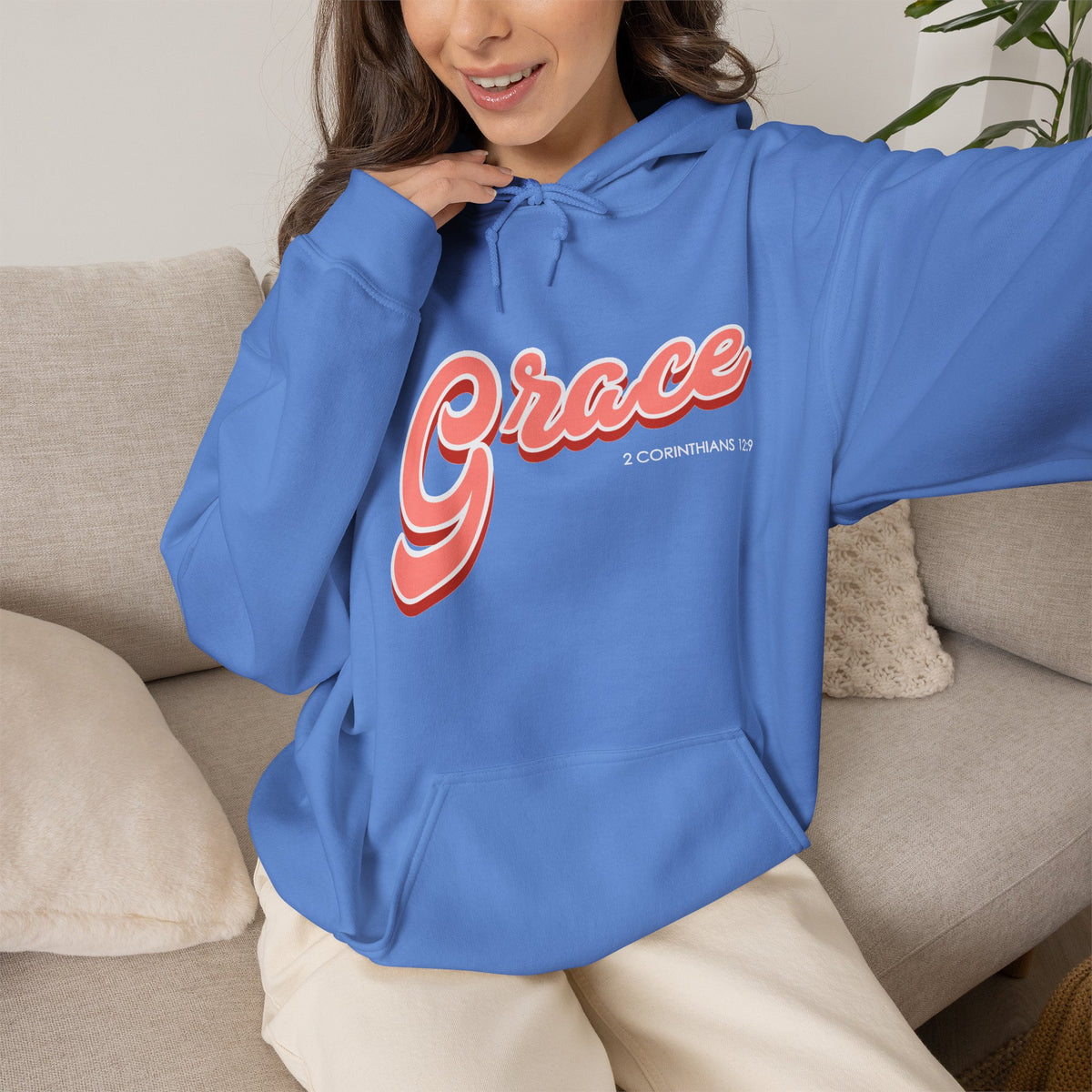 "Grace" Inspirational Pullover Hoodie