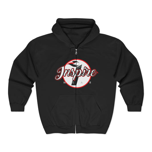 Inspire Wear Unisex Heavy Blend™ Full Zip Hooded Sweatshirt