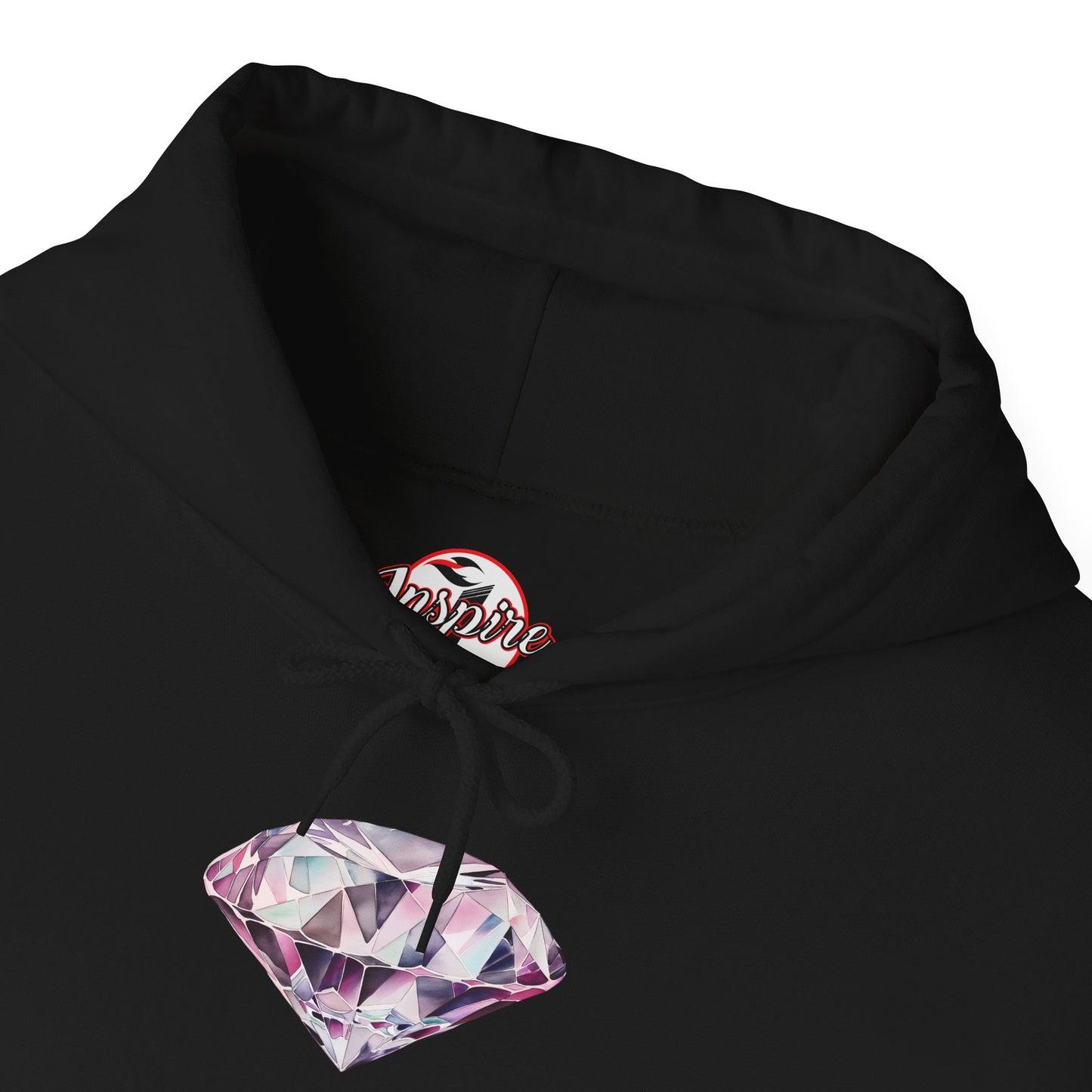 "No Pressure, no Diamond" Women's Heavy Blend™ Hooded Sweatshirt