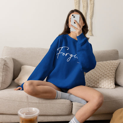 "Forgiven" Inspirational Pullover Crewneck Sweatshirt
