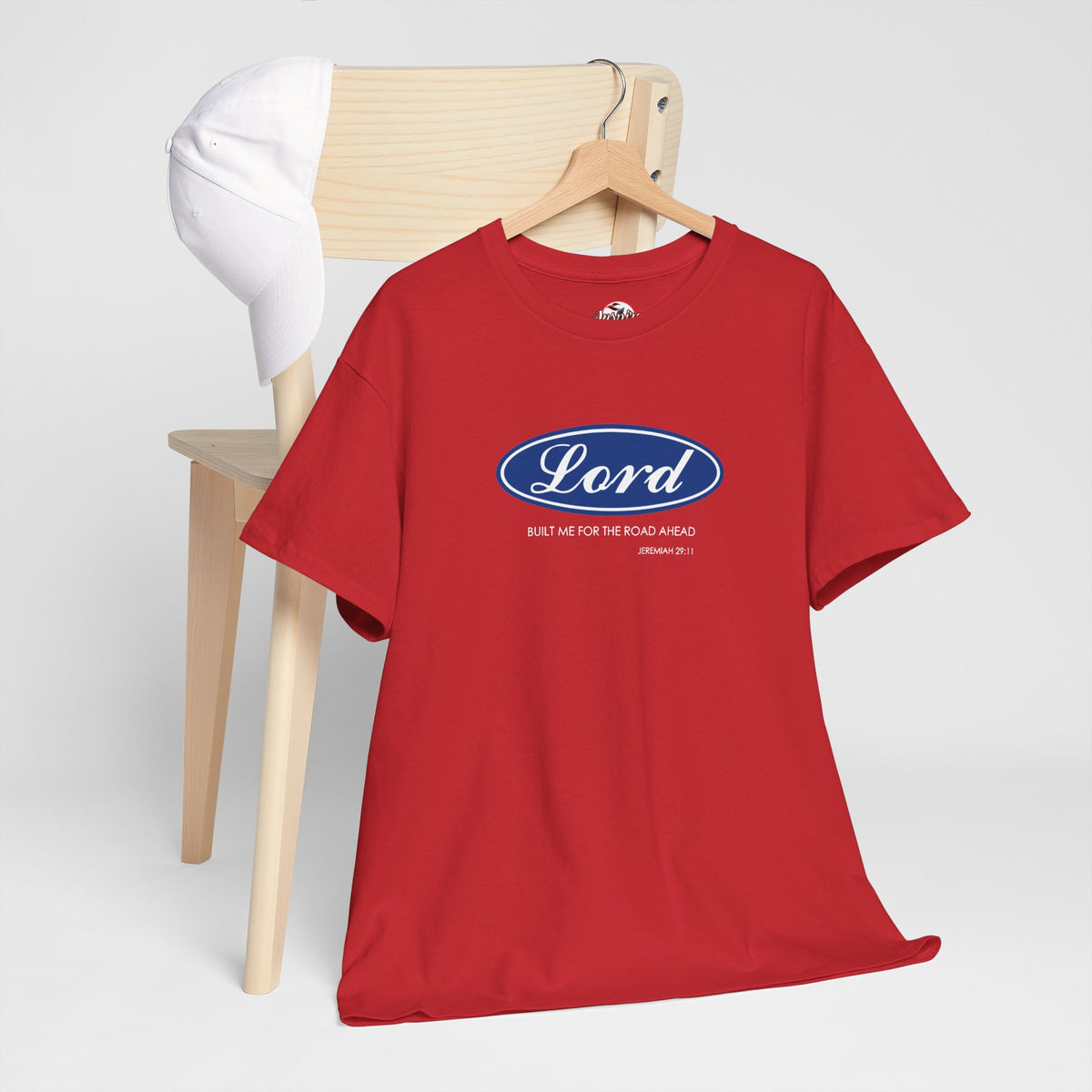 Lord Built Me Inspirational Crewneck T-Shirt