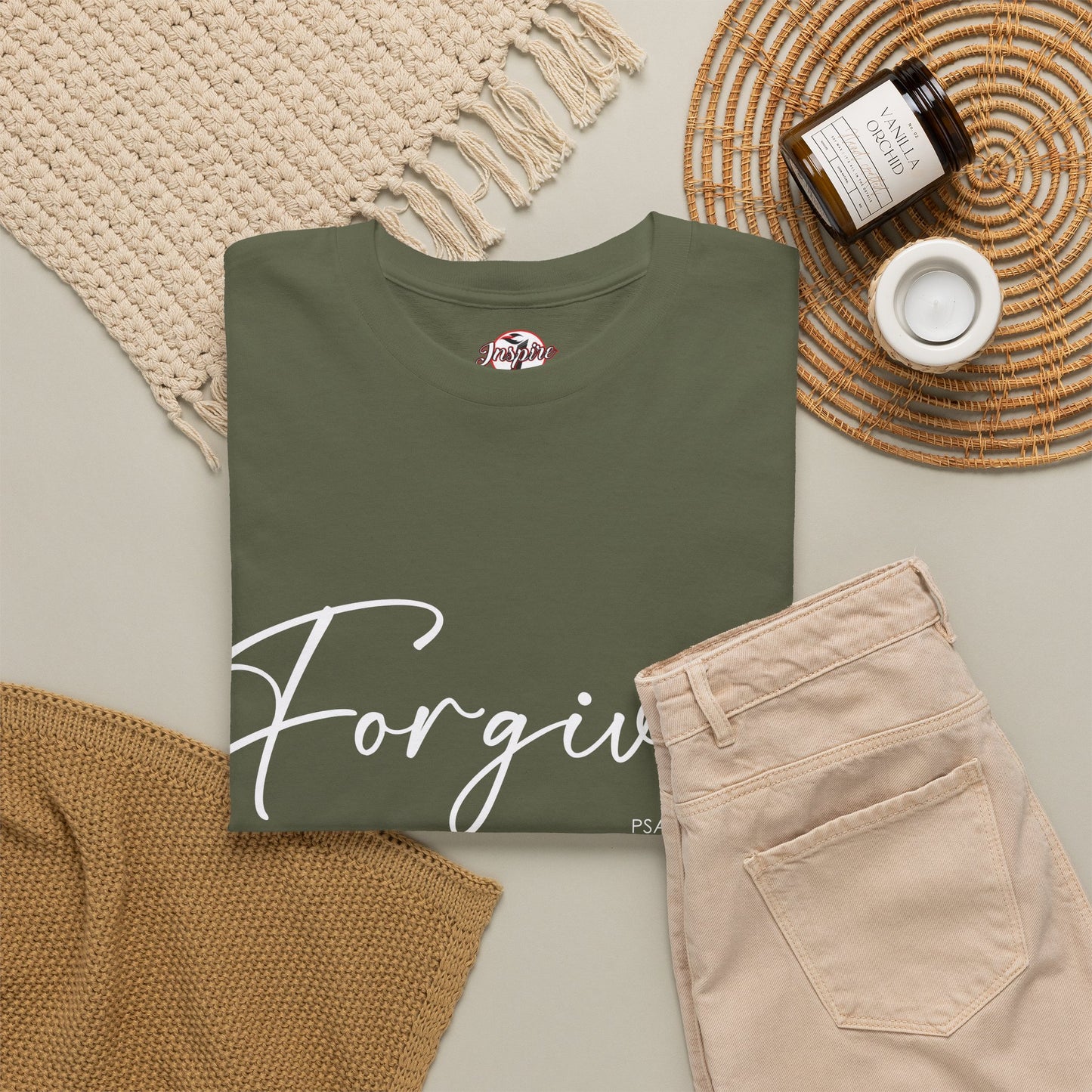 "Forgiven" Womens Christian Faith T-Shirt