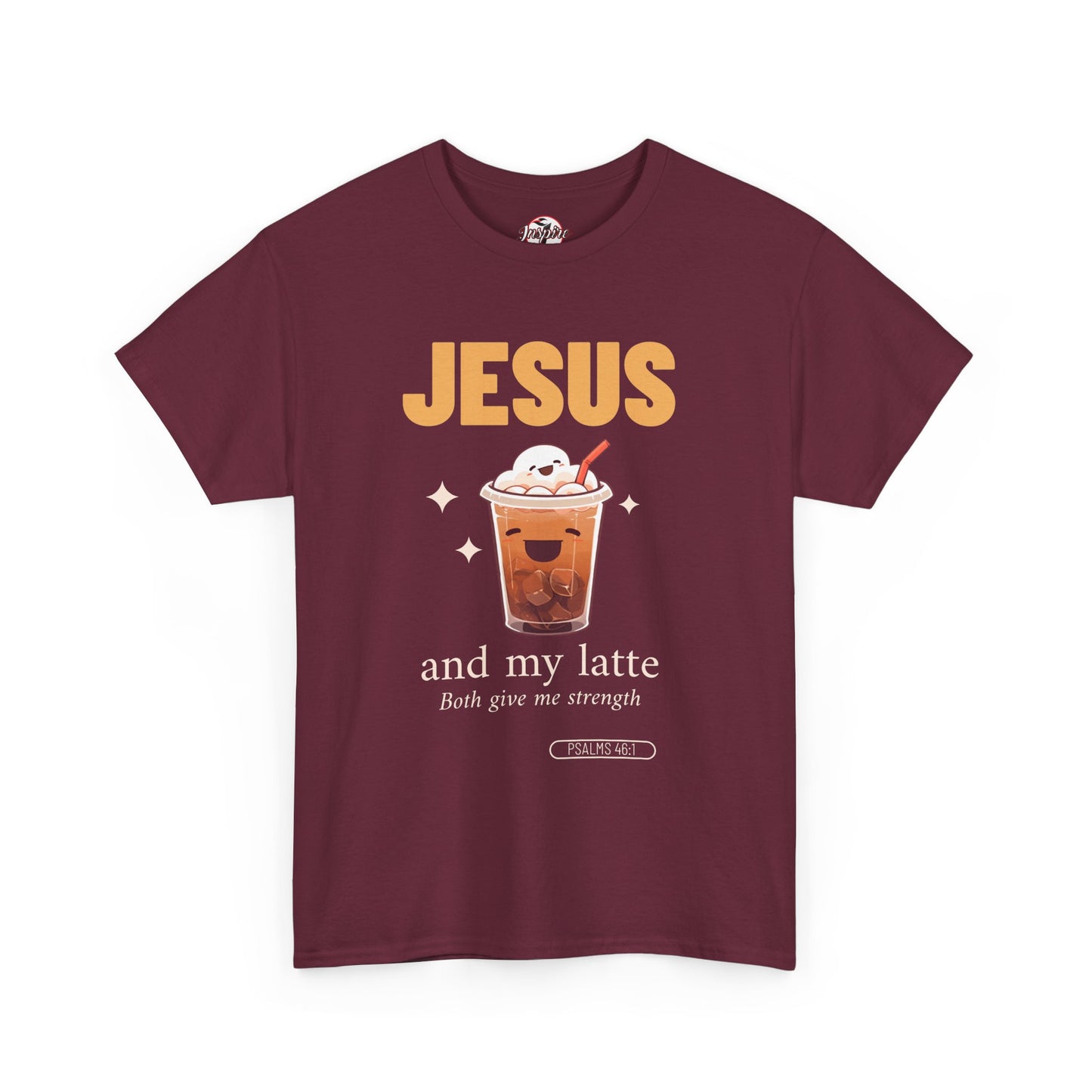 “Jesus and My Latte” Faith & Coffee Unisex Graphic Tee