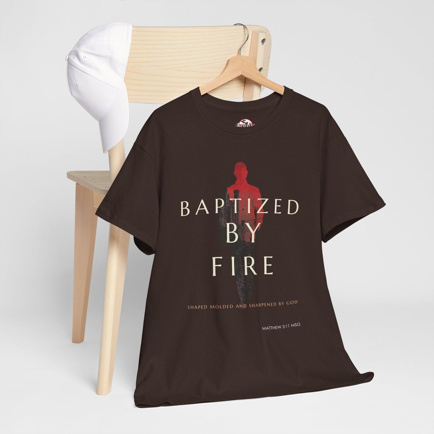 Baptized by Fire Unisex Heavy Cotton Tee