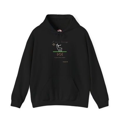 "Loving Doe" Inspirational Hooded Sweatshirt