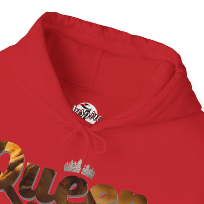 "I am Queen" Womens Affirmation Heavy Blend™ Hooded Sweatshirt