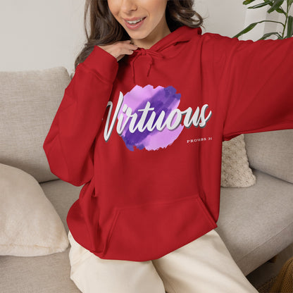 "Virtuous" Affirmation Pullover Hoodie