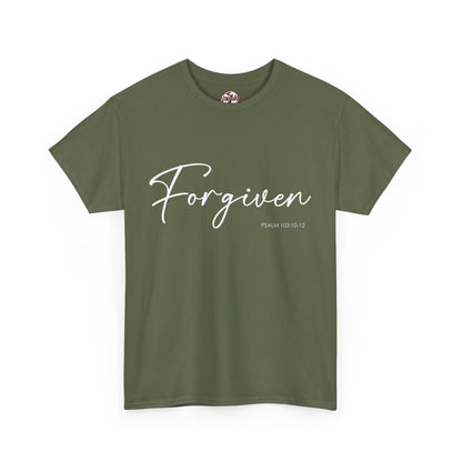 "Forgiven" Womens Christian Faith T-Shirt