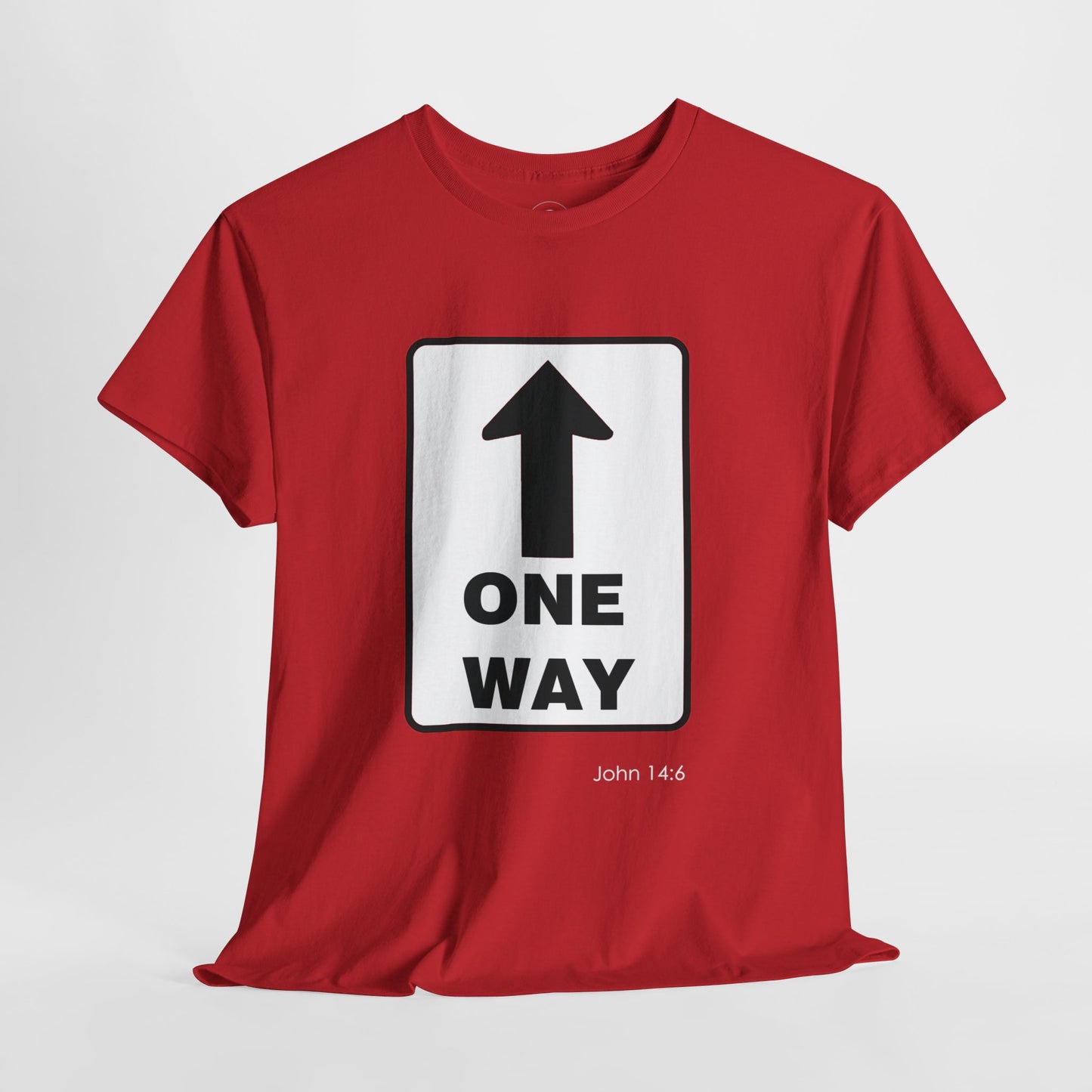 One Way Up Unisex Heavy Cotton Tee