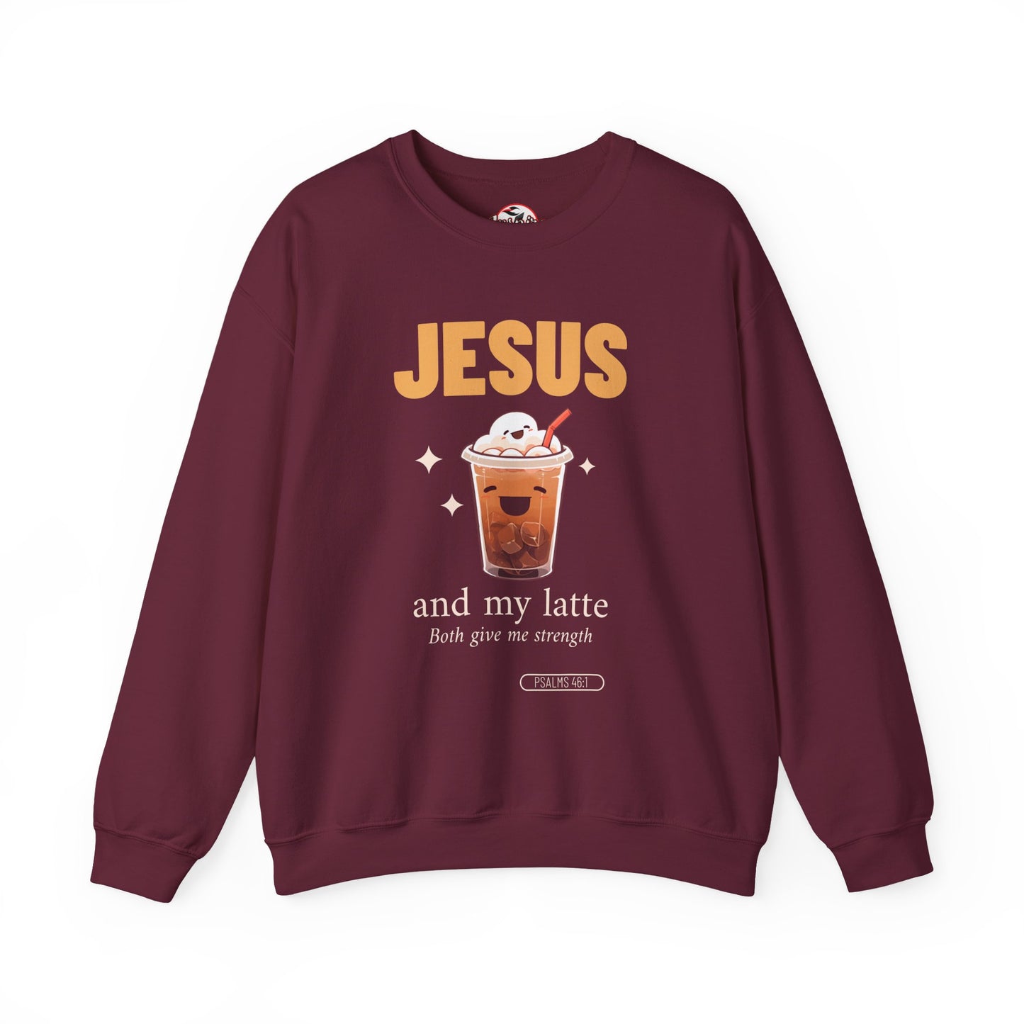 "Jesus and My Latte" Crewneck Sweatshirt