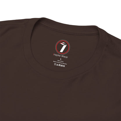 Redeemed Heavy Cotton Tee - Inspirational Faith Shirt with Peanut Butter Motif