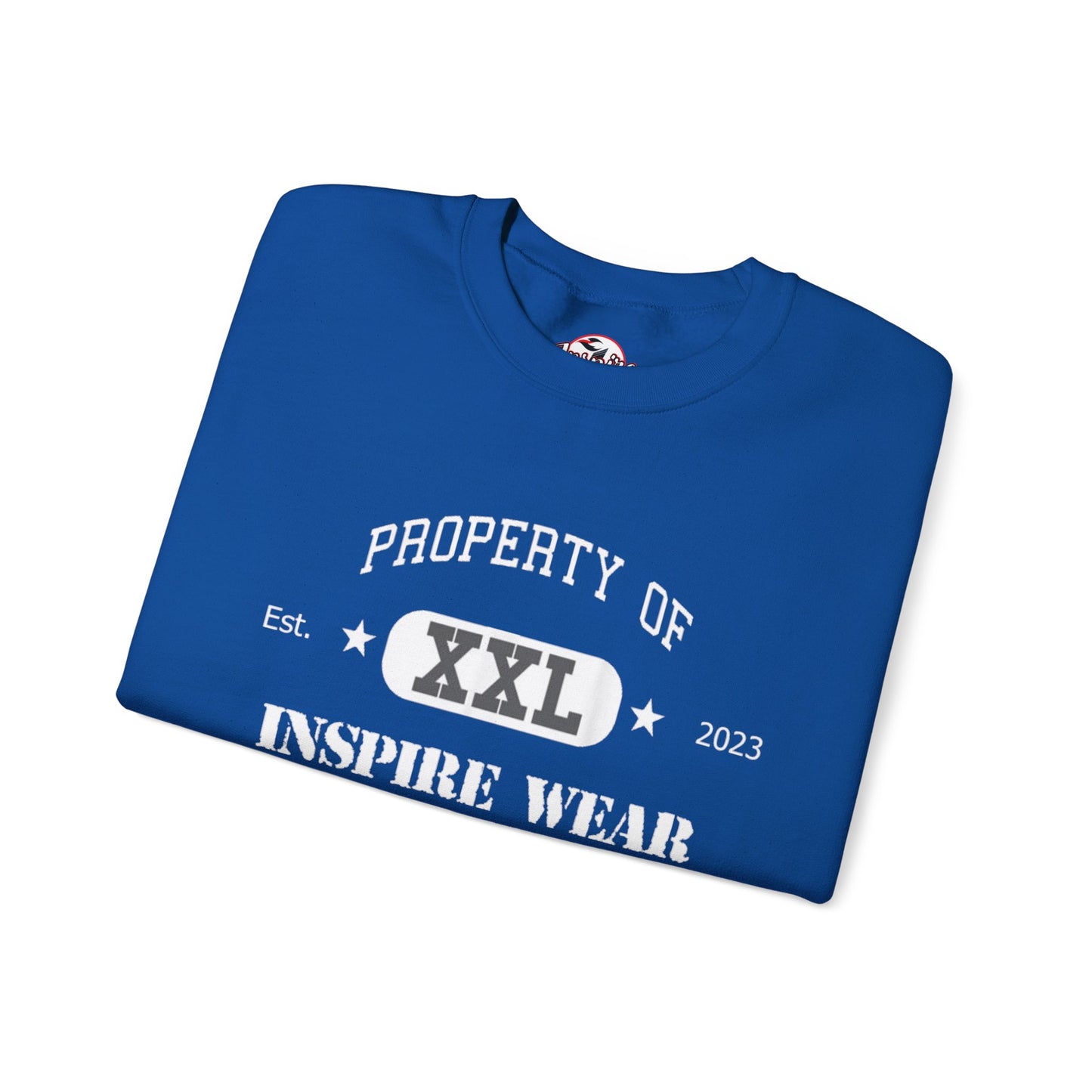 "Property of Inspire Wear" Athletic Crewneck Sweatshirt