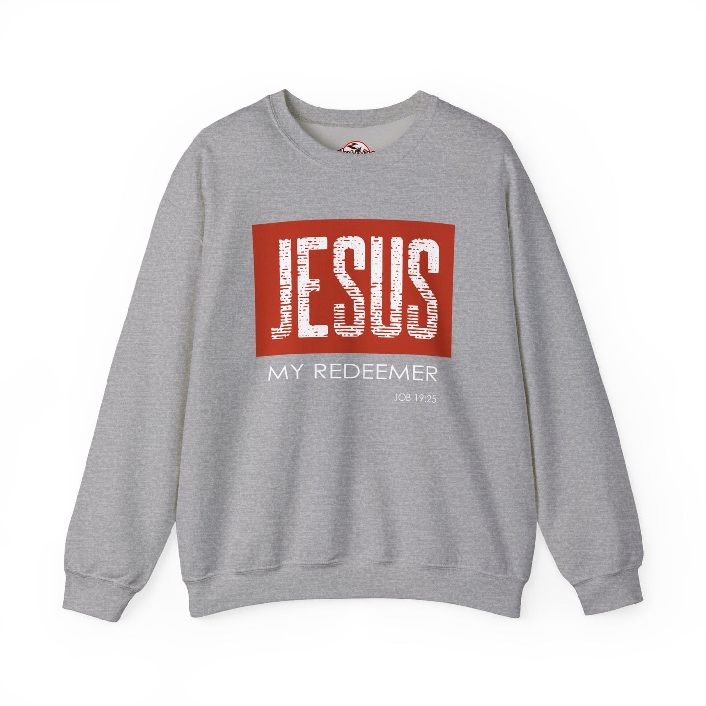 "Jesus My Redeemer" Inspirational Crewneck Sweatshirt