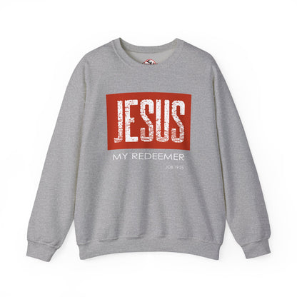 "Jesus My Redeemer" Inspirational Crewneck Sweatshirt
