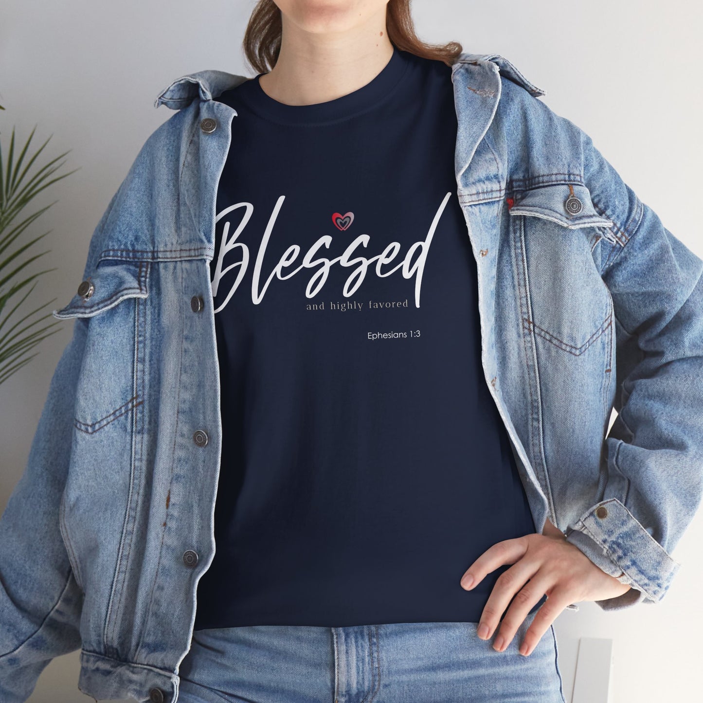 "Blessed" Women's Inspirational Graphic T‑Shirt