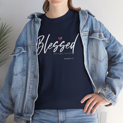"Blessed" Women's Inspirational Graphic T‑Shirt