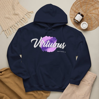 "Virtuous" Affirmation Pullover Hoodie