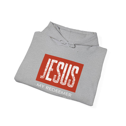 "Jesus My Redeemer" Inspirational Pullover Hoodie