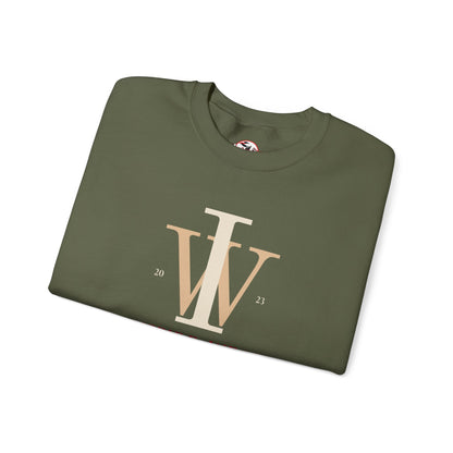 Inspire Wear IW Monogram Logo Crewneck Sweatshirt