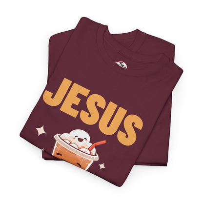 “Jesus and My Latte” Faith & Coffee Unisex Graphic Tee