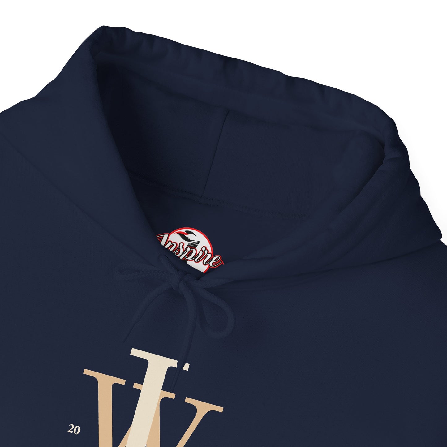 Inspire Wear IW Monogram Logo Pullover Hoodie