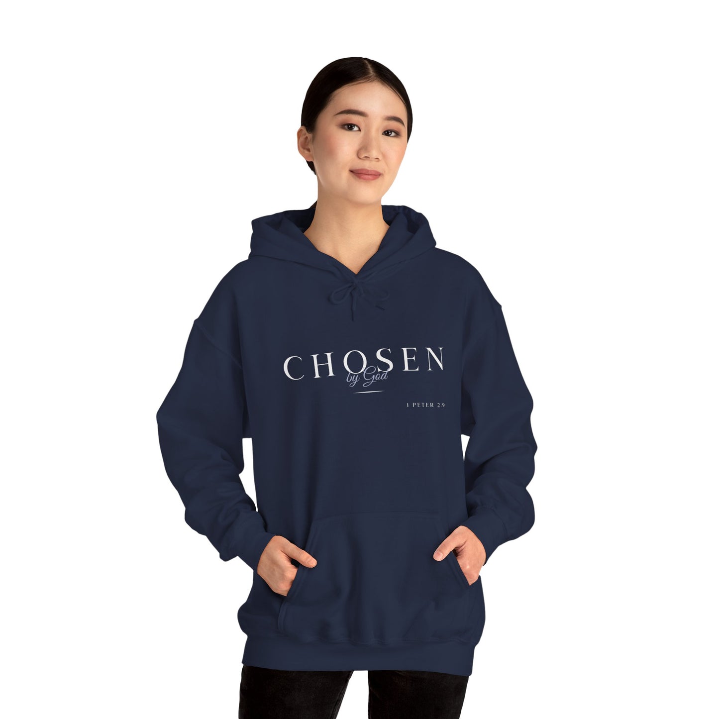 "Chosen" Inspirational Unisex Pullover Hoodie