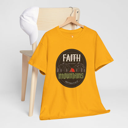 Mountain Moving Faith Unisex Heavy Cotton Tee