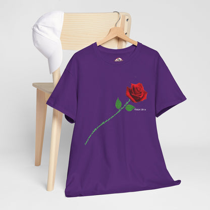 "Fearfully and Wonderfully Made" Rose Affirmative Graphic T-Shirt