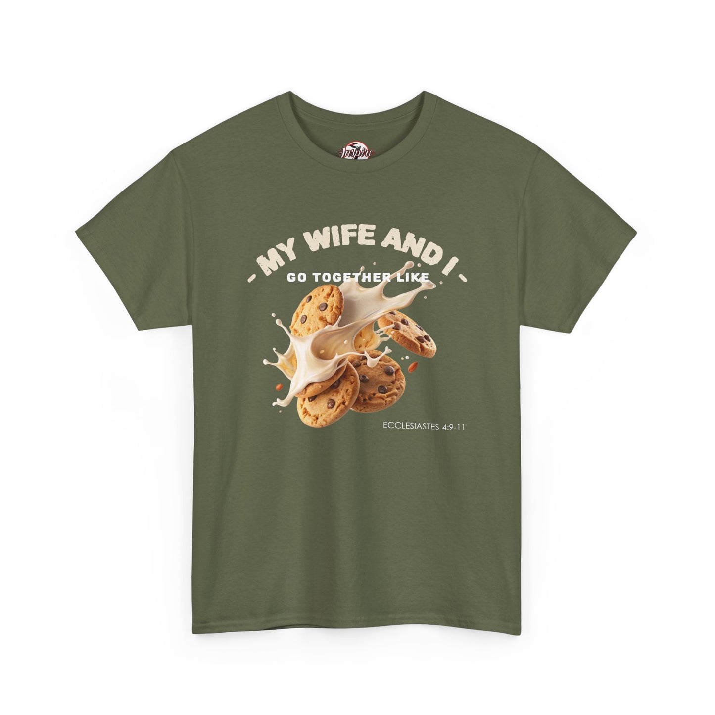 My Wife and I Go Together Like Cookies & Milk Men's Graphic Tee