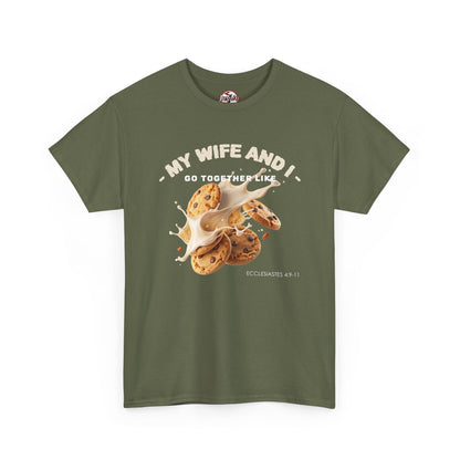 My Wife and I Go Together Like Cookies & Milk Men's Graphic Tee